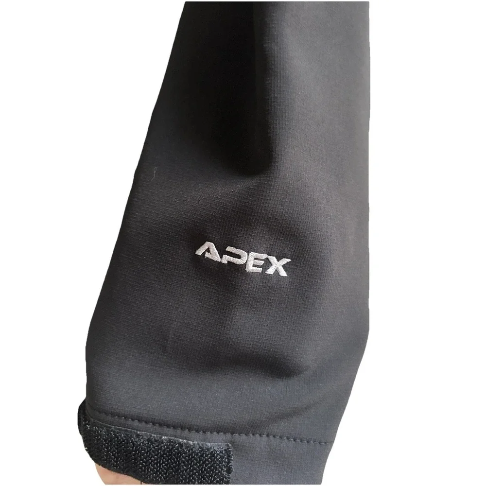 The North Face Medium Apex Men's Jacket Black Full Zip Wind Resistant Waterproo